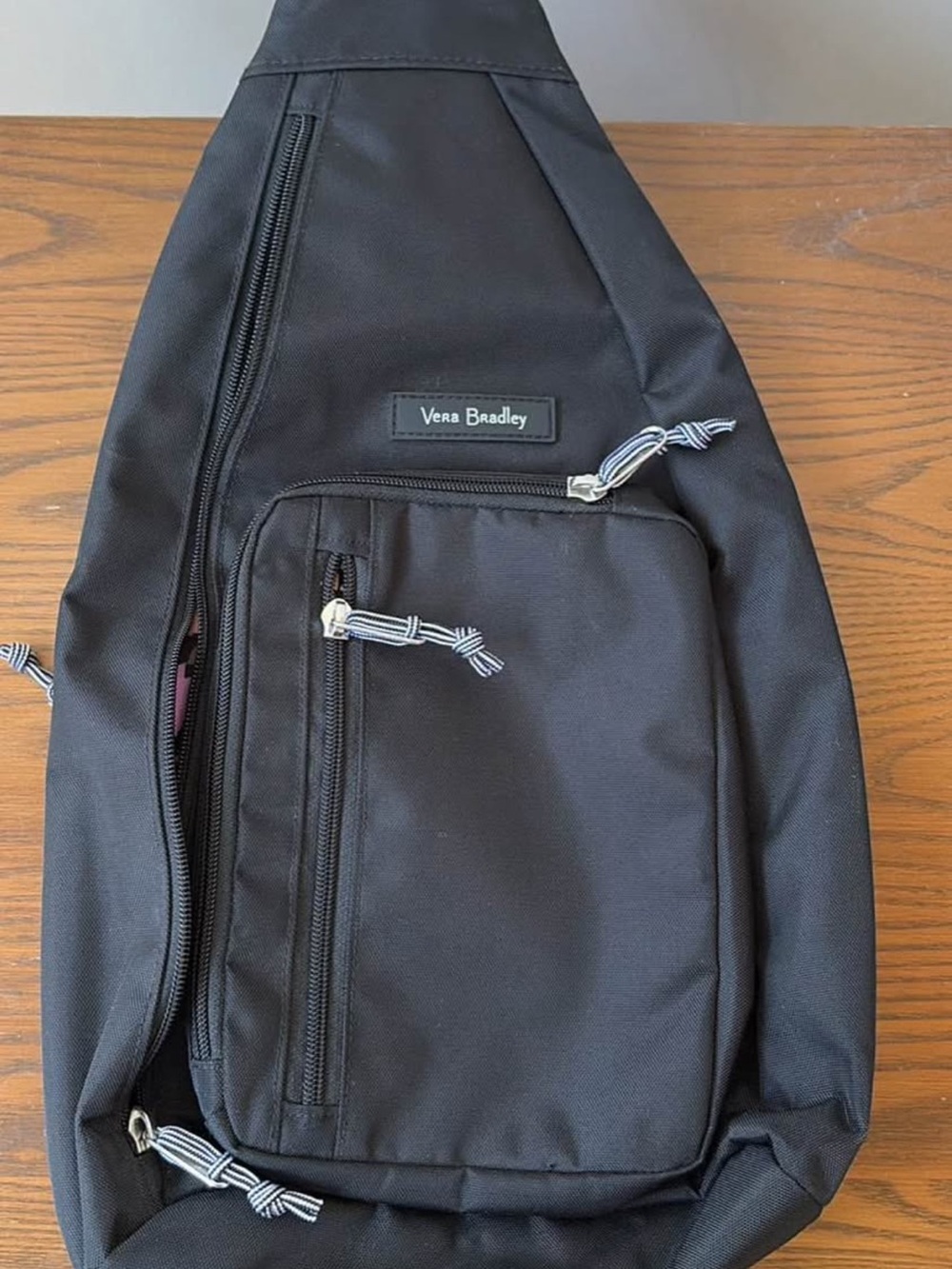 Vera Bradley Black Sling Crossbody Bag